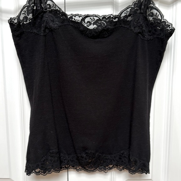 Lucky Brand Black Cami with Lace - Picture 6 of 6
